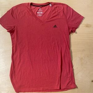 Adidas Ultimate 2.0 Scarlet V-Neck Tee Large (PW)